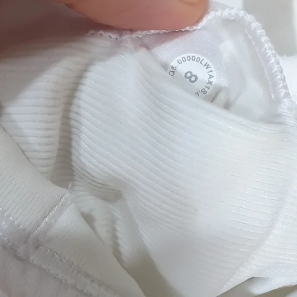 Lululemon Ebb to Street Tank II White Size 8 Racerback w1ax1s - Picture 6 of 9
